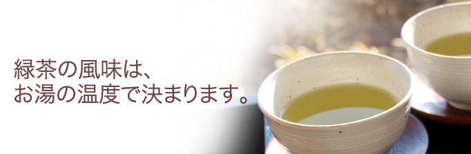 緑茶の成分を知る